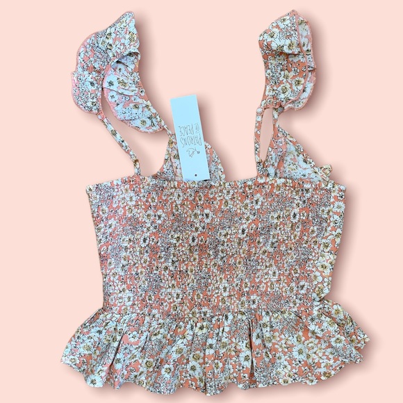 NWT Patrons of Peace boho coral top Small / S NEW with tag - Picture 3 of 3